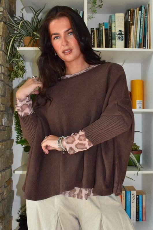 Basso Box Knit Chocolate